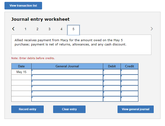 of inventory for the period on May 3 for 2,000 units at