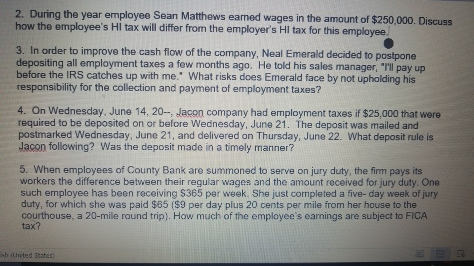  Please solve 2, 3, 4 and 5. Thanks 2. During the