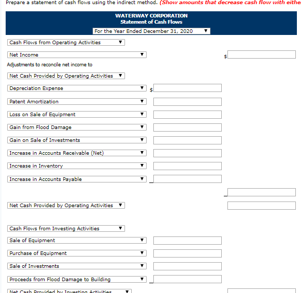 Corporation show the following information. Cash Accounts receivable Inventory Available-for-sale debt investments