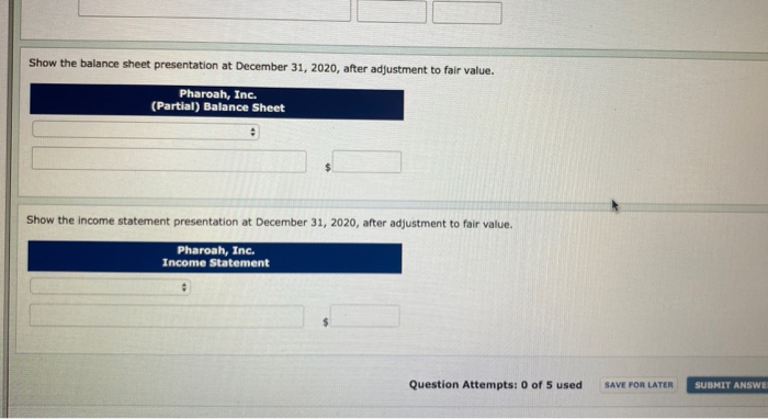 H-06 a-b At December 31, 2020, the trading debt securities for Pharoah,