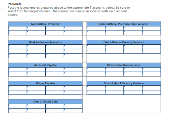 for Variances (Appendix) (LO 10-6, 10-9) [The following information applies to the