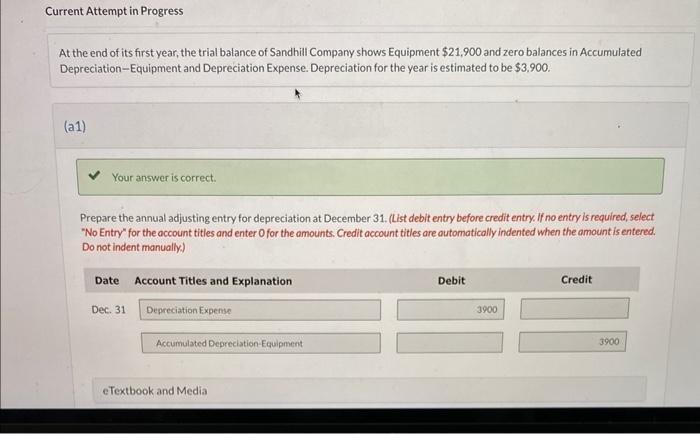  Current Attempt in Progress At the end of its first year,