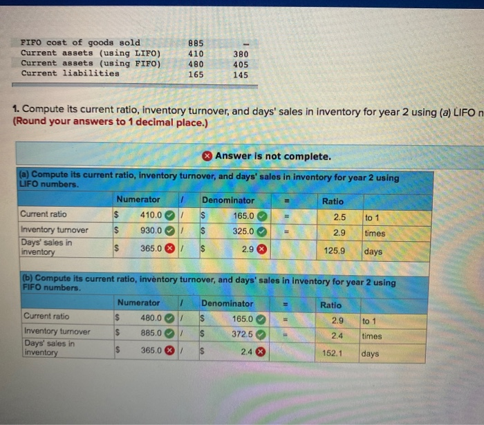 A1, A3 Cruz Company uses LIFO for inventory costing and reports the