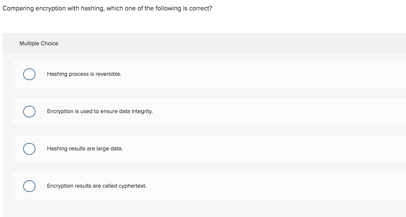 prefer using asymmetric-key encryption method for data transmission. o Symmetric-key encryption method