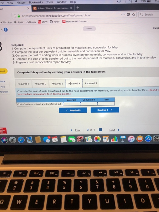 process, May 1: materials 1008 complete; conversion 908 complete Pounds started into