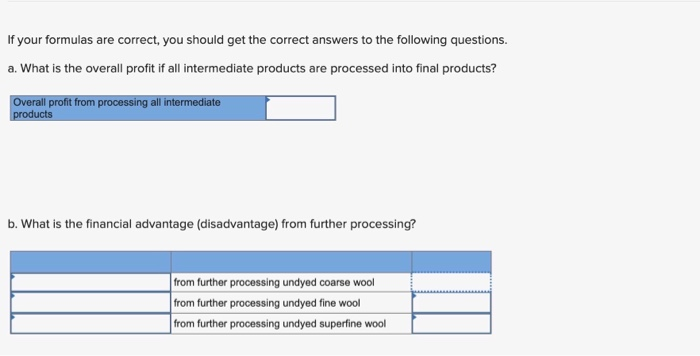 industries that process joint products, the costs of the raw materials inputs