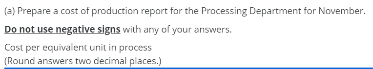 a continuous basis in two departments, Processing and Finishing. All materials are