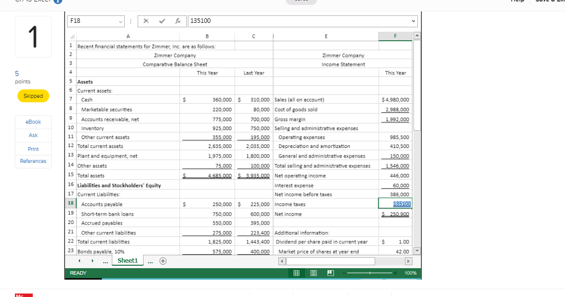 and Interpret financial ratlos that managers use to assess liquidity. 2. Compute