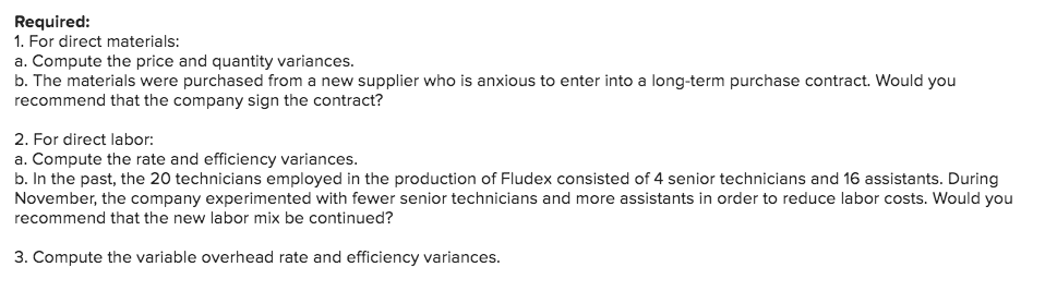 produces various chemical compounds for industrial use. One compound, called Fludex, is