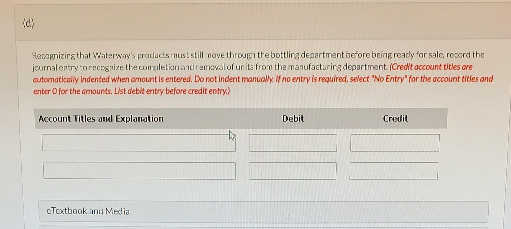 perfume that would be bottled into 1.2 ounce sizes. The manufacturing department