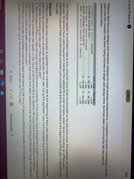  Pre-Built Problems Saved Help Platinum Web Services designs and maintains websites