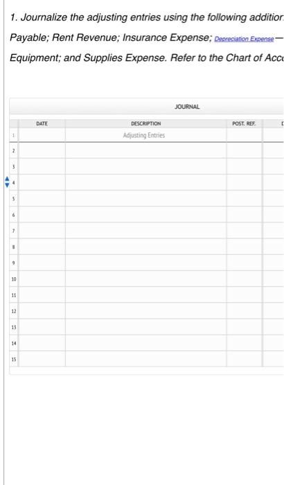 exact wording of account titles. All transactions on this page must be
