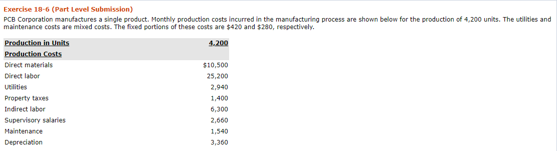  NEED HELP WITH B2, THANK YOU :) Exercise 18-6 (Part Level