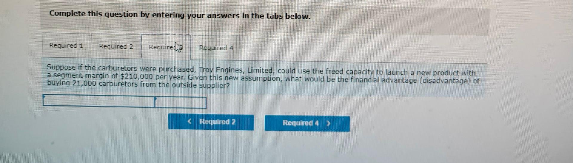 Troy Engines, Limited, manufactures a variety of engines for use in heavy