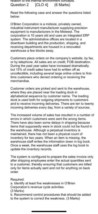 of the following questions: Parts ab CL 23 Marks 33 a. Specify