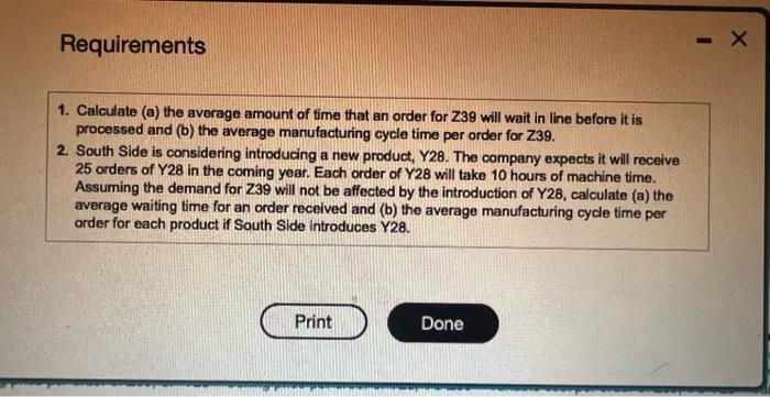 Side estimates that it will receive 50 orders for Z39 during the