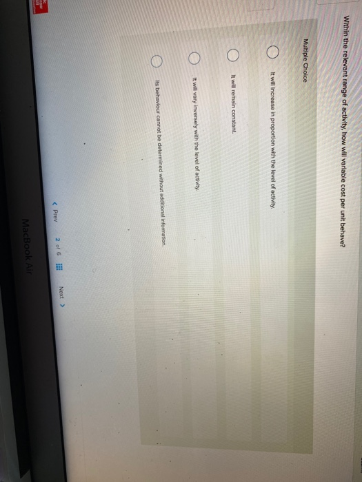 Co has requested a quick estimate of the manufacturing supplies needed for