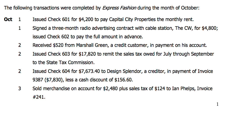 Cash Payments Journal to the general ledger and subsidiary ledgers, if applicable