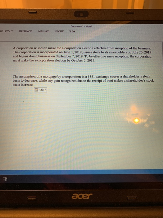 Please answer T/F and give explanation. Documenti - Word GE LAYOUT REFERENCES