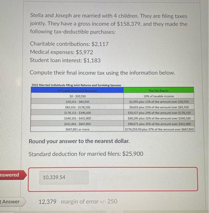 can someone show me the work the correct answer is 12,379 Stella