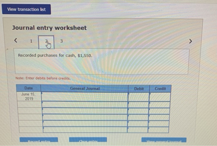 DATE TRANSACTIONS 2019 June 4 Purchased merchandise on account from Salinas Company: