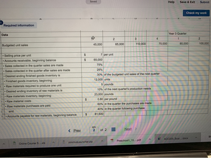 2 of 2) equirement 2: he company has just hired a new