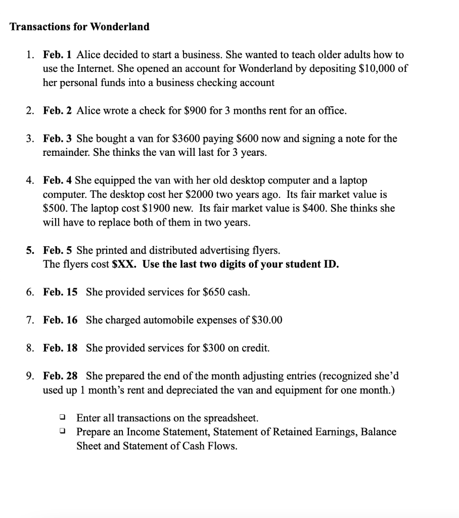Can also help with balance sheet, income statement, and retained earnings Transactions