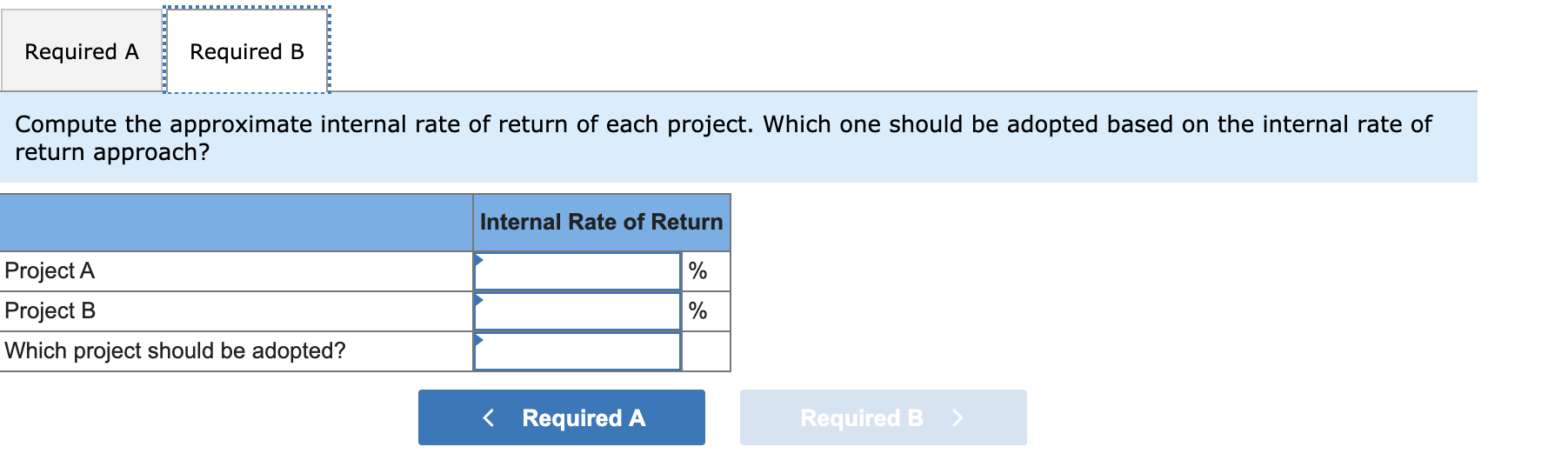 opportunities. Because of limited resources, he will be able to invest in