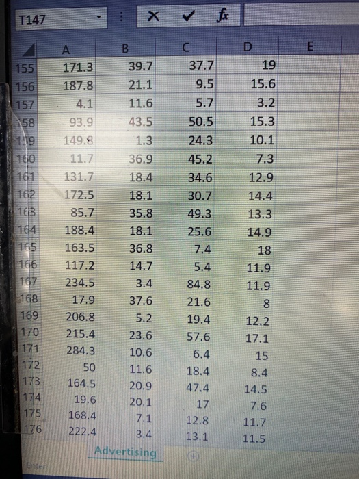 on TV advertising and 20,000 spent on radio 21,000 dollars spent on