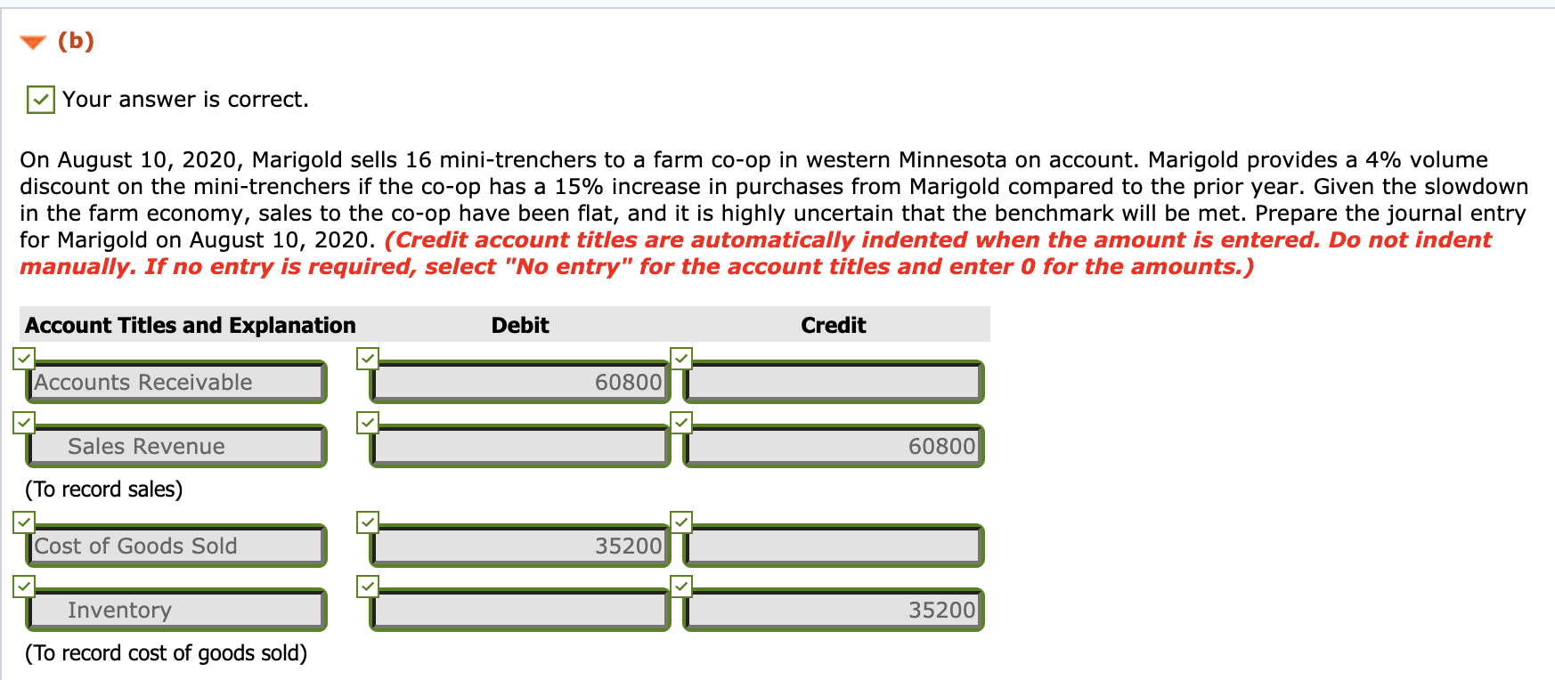the work so I can understand what I am doing wrong. Problem