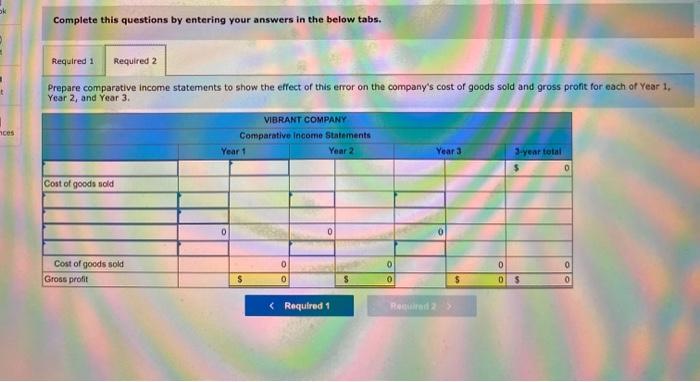 had $990,000 of sales in each of Year 1 Year 2, and