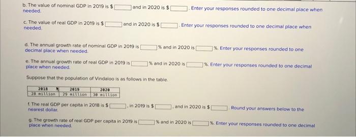 mixtute of consumer, capital, and government services) and prices of each product