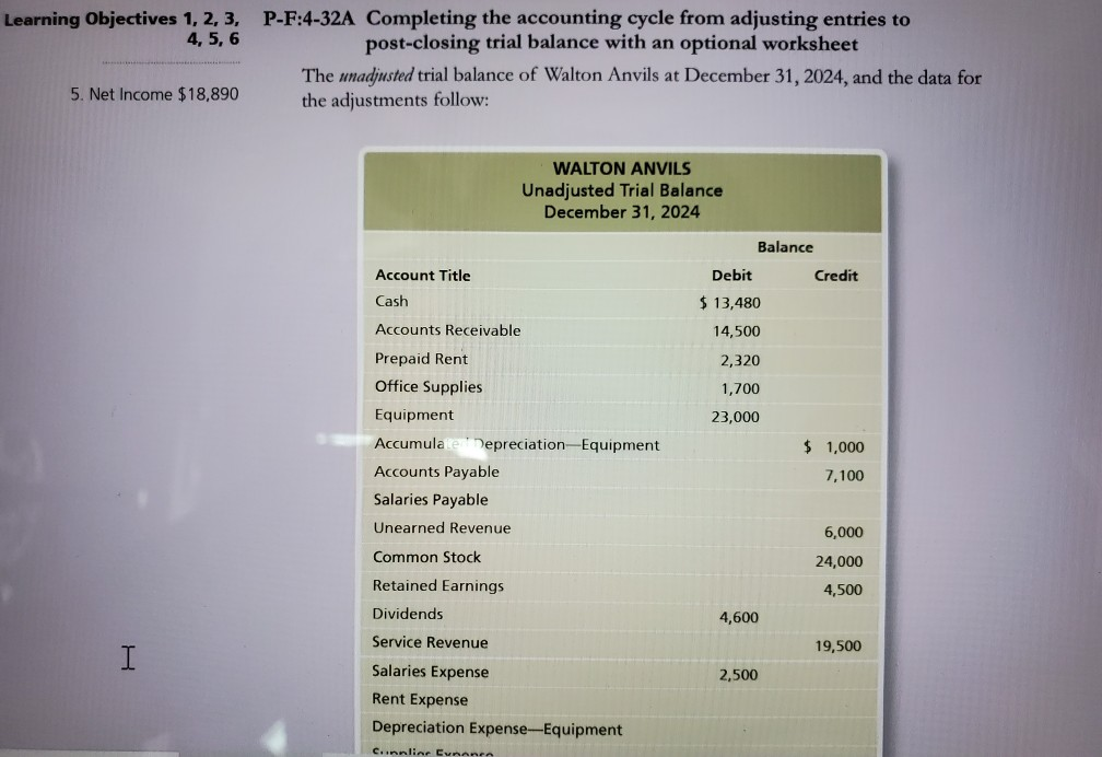 Learning Objectives 1, 2, 3, 4, 5, 6 P-F:4-32A Completing the