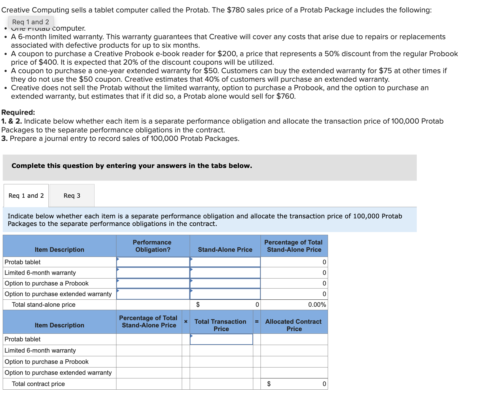 Creative Computing sells a tablet computer called the Protab. The $780