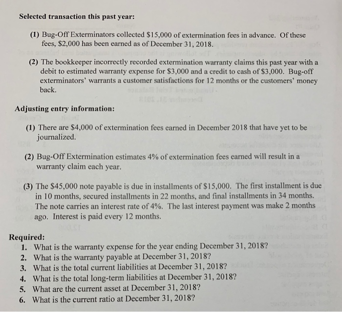 other companies. Following is the company's unadjusted trial balance as of December