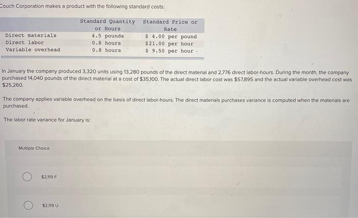 I could use assistance the other 2 multiple choice are $401 F