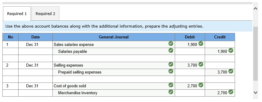 Preparing adjusting and closing entries for a merchandiser LO P3 The following