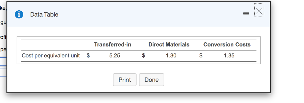 Fermenting and Packaging. Assume that in the Packaging Department, Step 4 of
