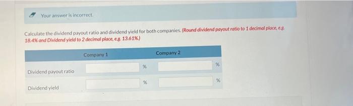 Two companies in the transportation industry had the following information: 97. Your