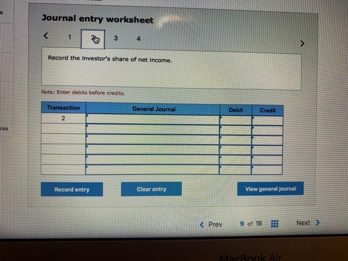 Inc. bought 20% of the outstanding common stock of Lake Construction Company