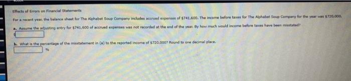  same question just 2 pics Effects of Errors on Financial Statements