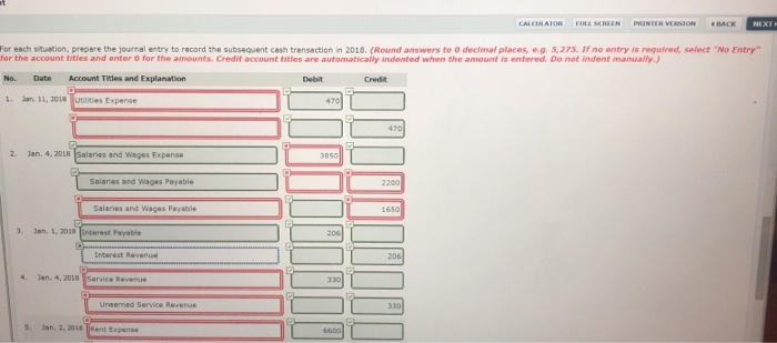 Cheyenne Corp. has the following information available for accruals for the year