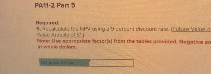 in automation would be $9.27 million, and the equipment has a useful
