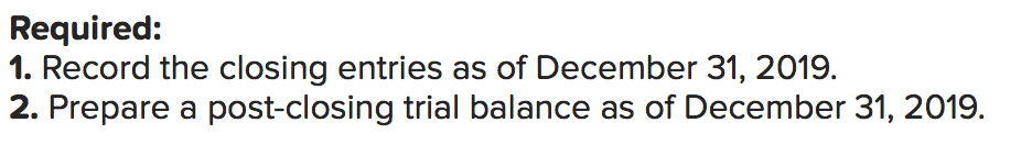 December of 2019) follows. Credit $ Debit 51,360 5,168 670 1,620 810