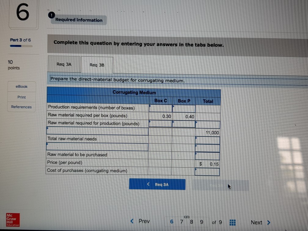 FreshPak Corporation manufactures two types of cardboard boxes used in shipping canned