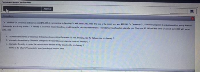  all 3 pics for the same question Customer return and refund