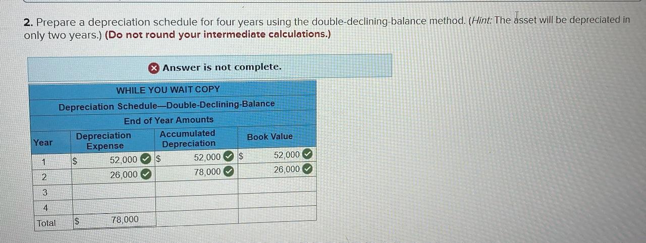 While You Wait Copy purchased a new copy machine. The new