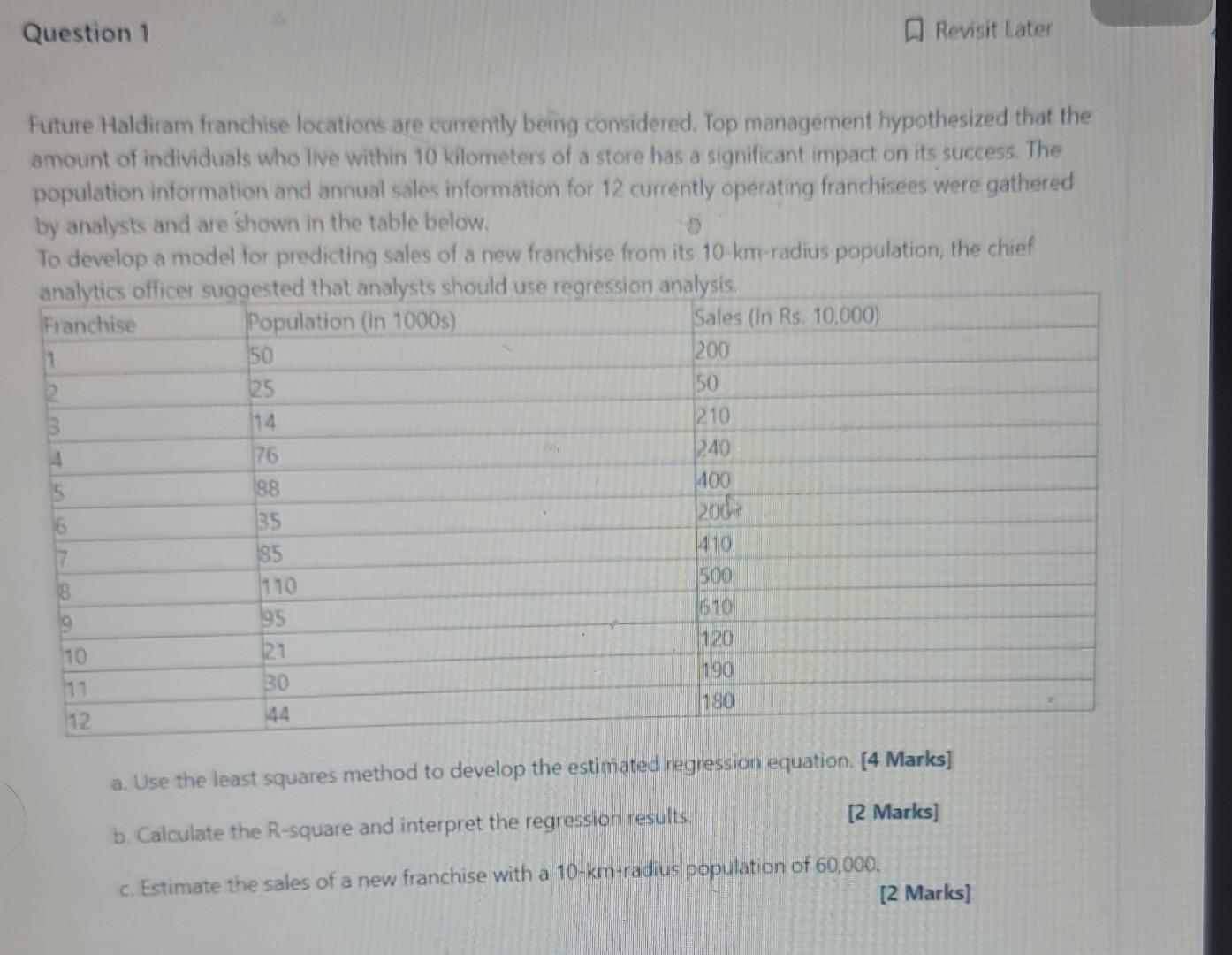 quality control experiments require destructive sampling. The test to determine whether the