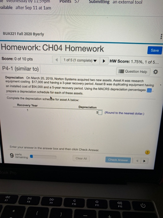  ay by 11:5 Points 57 Submitting an external tool wailable after