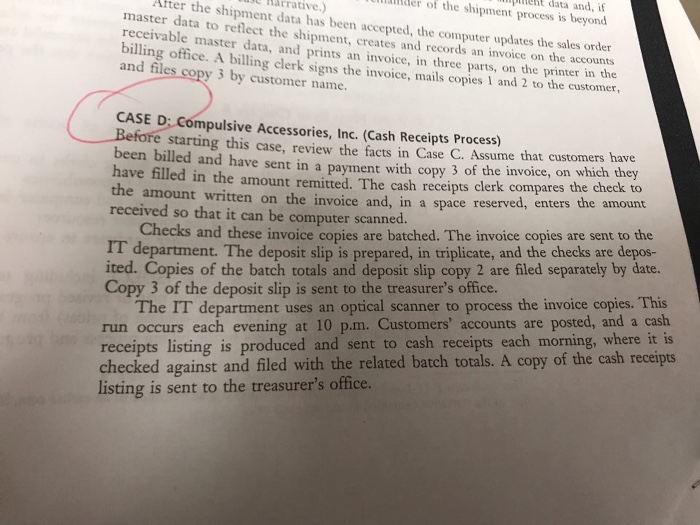 sells speakers, headphones, and related items to retail stores. Completed orders (goods